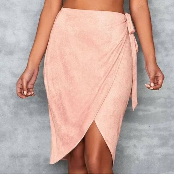 MISTRESS ROCKS 'LOVESICK' DUSTY PINK SKIRT SIZE L - Picture 8 of 8